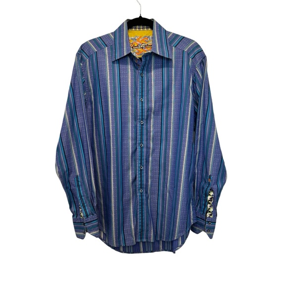 Robert Graham Men’s Long Sleeve Button Down Shirt - Size M - Picture 2 of 13